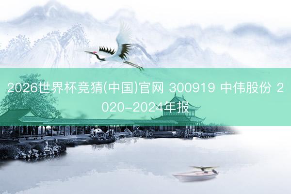 2026世界杯竞猜(中国)官网 300919 中伟股份 2020-2024年报