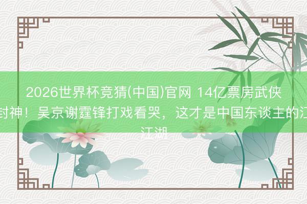2026世界杯竞猜(中国)官网 14亿票房武侠片封神！吴京谢霆锋打戏看哭，这才是中国东谈主的江湖