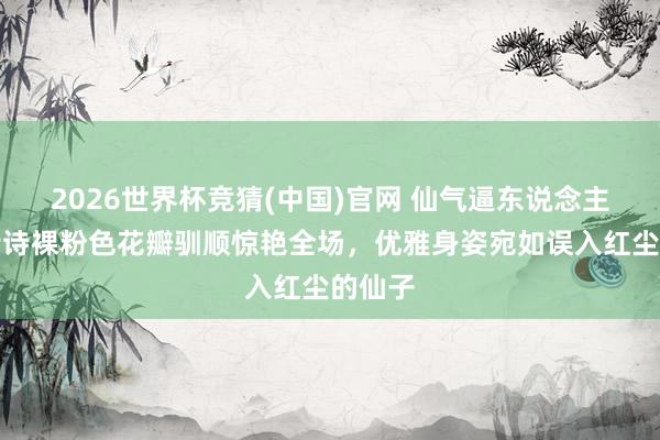 2026世界杯竞猜(中国)官网 仙气逼东说念主！刘诗诗裸粉色花瓣驯顺惊艳全场，优雅身姿宛如误入红尘的仙子